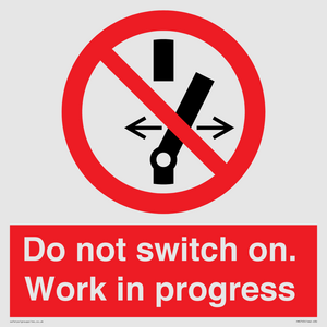 Do not switch on. Work in progress